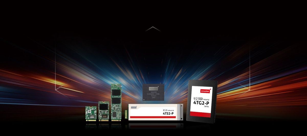 M.2, E1.S ve U.2 form faktörlerinde Innodisk PCIe Gen4 SSD'ler
